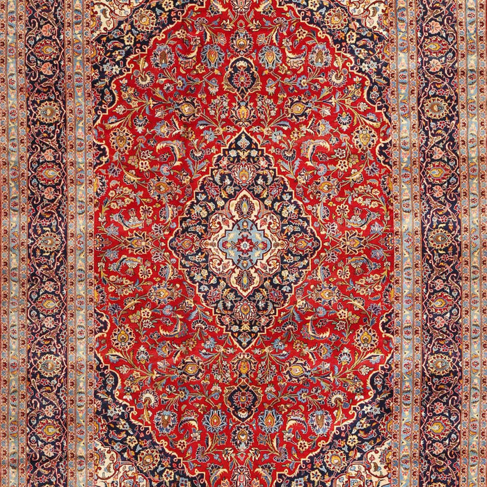 Machine Washable Traditional Tomato Red Rug, wshtr3326