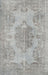 Machine Washable Traditional Silver Gray Rug, wshtr3329