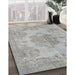 Machine Washable Traditional Silver Gray Rug in a Family Room, wshtr3329