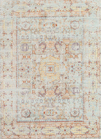 Machine Washable Traditional Light French Beige Brown Rug, wshtr332