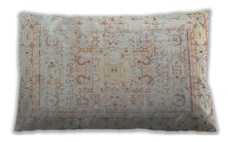 Traditional Classic Rectangular Light French Beige Brown Lumbar Throw Pillow, 13 inch by 19 inch, lbtr332