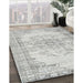 Machine Washable Traditional Dark Gray Rug in a Family Room, wshtr3333