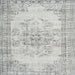 Square Traditional Dark Gray Persian Rug, tr3333