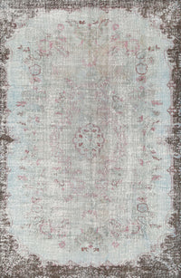 Machine Washable Traditional Grey Gray Rug, wshtr3334