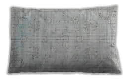 Traditional Classic Rectangular Dark Gray Lumbar Throw Pillow, 13 inch by 19 inch, lbtr3335