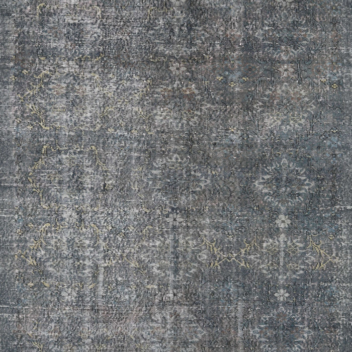 Machine Washable Traditional Gray Rug, wshtr3339