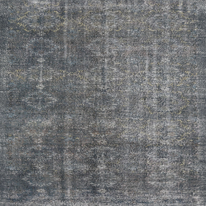 Square Traditional Gray Persian Rug, tr3339