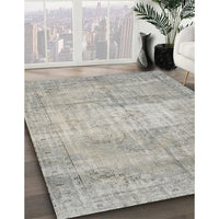 Traditional Pale Silver Gray Persian Rug, tr3341