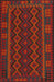 Traditional Red Southwestern Rug, tr3343