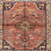 Square Traditional Tangerine Pink Persian Rug, tr3344