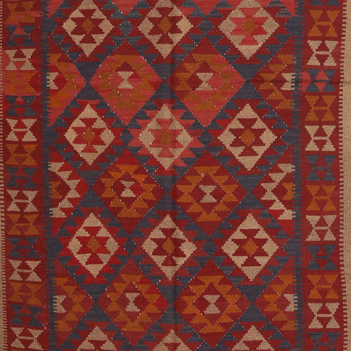 Traditional Brown Red Southwestern Rug, tr3345