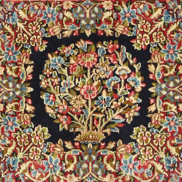 Machine Washable Traditional Saffron Red Rug, wshtr3347