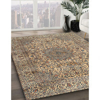 Traditional Coffee Brown Persian Rug, tr3349