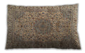 Traditional Classic Rectangular Coffee Brown Lumbar Throw Pillow, 13 inch by 19 inch, lbtr3349