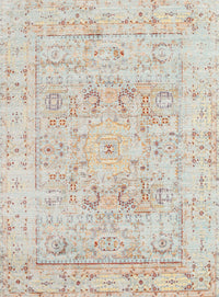 Machine Washable Traditional Light French Beige Brown Rug, wshtr334