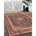 Machine Washable Traditional Brown Red Rug in a Family Room, wshtr3350