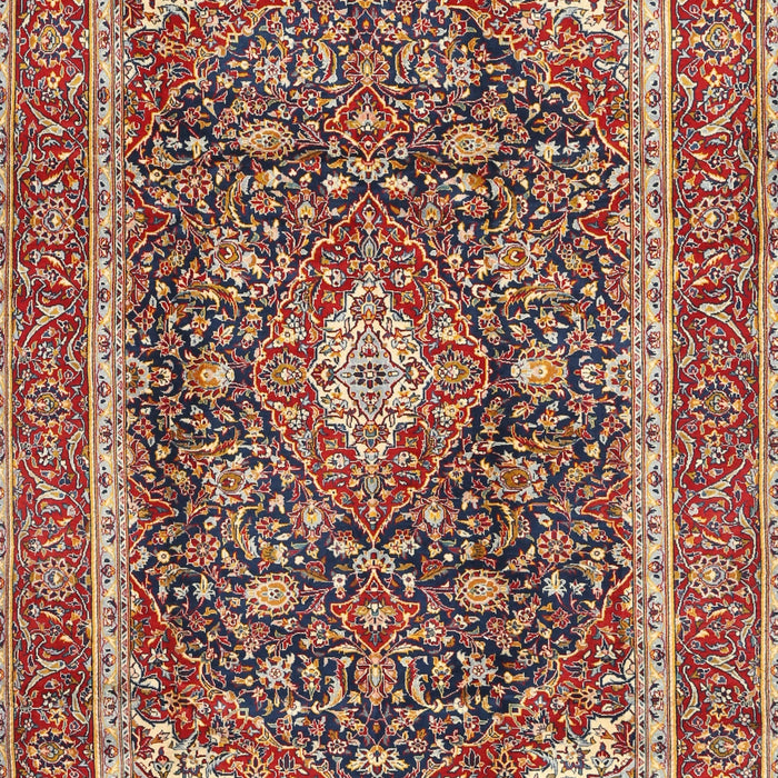 Traditional Brown Red Medallion Rug, tr3350
