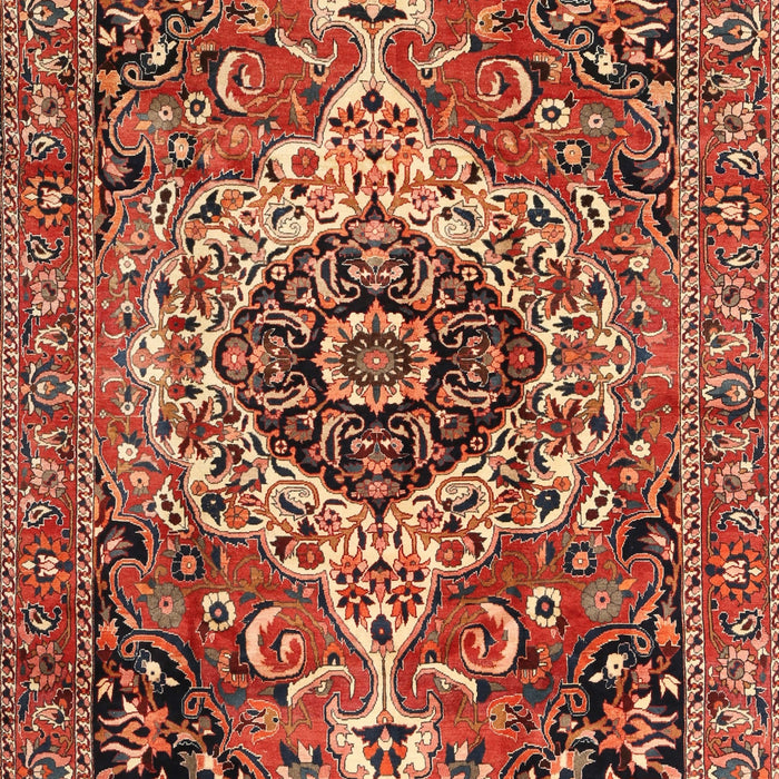 Traditional Red Medallion Rug, tr3352