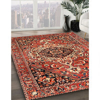 Traditional Red Medallion Rug, tr3352