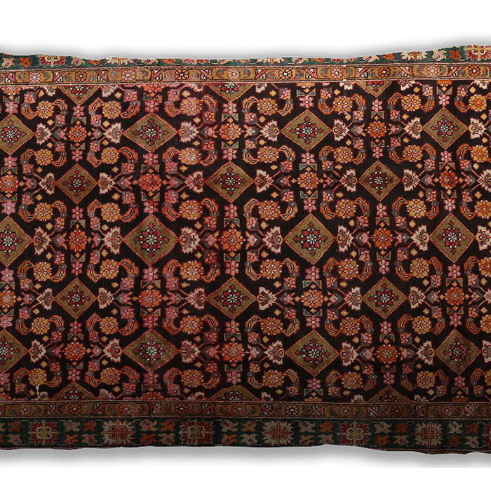Traditional Classic Rectangular Saffron Red Lumbar Throw Pillow, 13 inch by 19 inch, lbtr3354