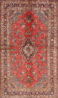 Machine Washable Traditional Light Copper Gold Rug, wshtr3355