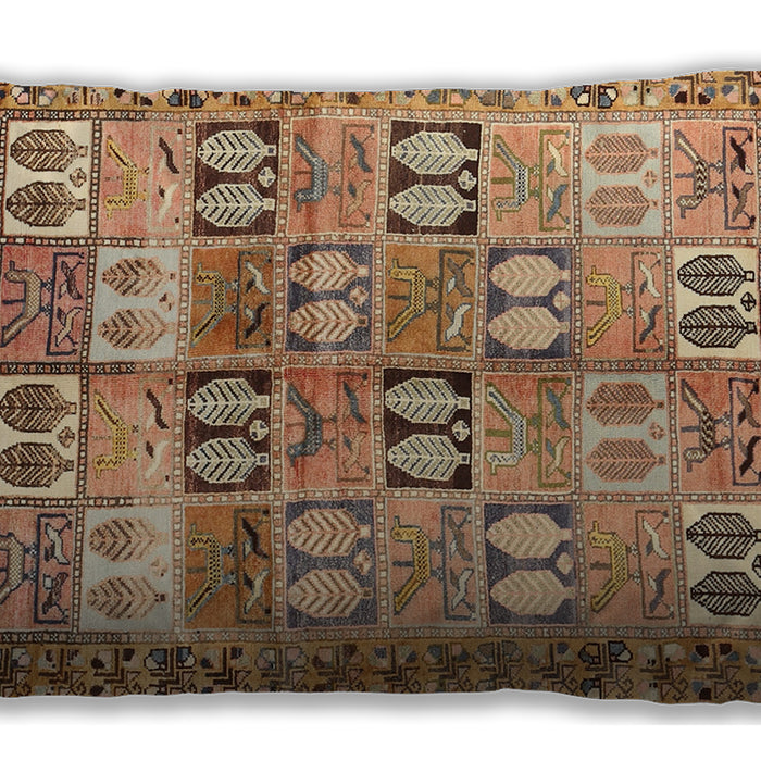 Traditional Classic Rectangular Light Brown Lumbar Throw Pillow, 13 inch by 19 inch, lbtr3358