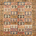 Square Traditional Light Brown Persian Rug, tr3358
