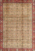 Machine Washable Traditional Mahogany Brown Rug, wshtr3360