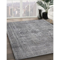 Traditional Dark Gray Persian Rug, tr3362