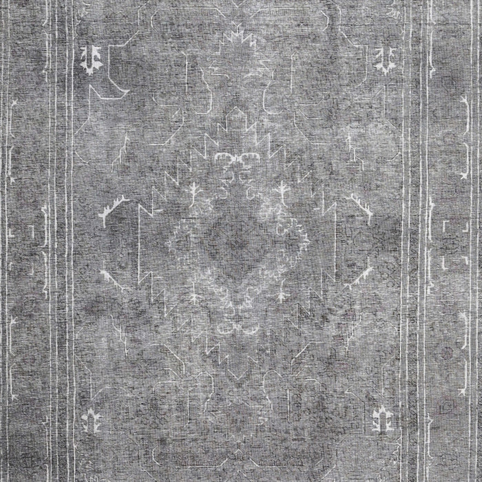 Traditional Dark Gray Persian Rug, tr3362