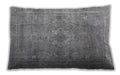 Traditional Classic Rectangular Dark Gray Lumbar Throw Pillow, 13 inch by 19 inch, lbtr3362