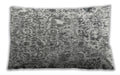 Traditional Classic Rectangular Gray Lumbar Throw Pillow, 13 inch by 19 inch, lbtr3363