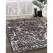 Machine Washable Traditional Dark Gray Rug in a Family Room, wshtr3366