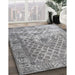 Machine Washable Traditional Gray Rug in a Family Room, wshtr3367