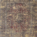 Square Traditional Camel Brown Persian Rug, tr3368