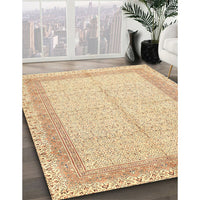 Traditional Sun Yellow Persian Rug, tr336