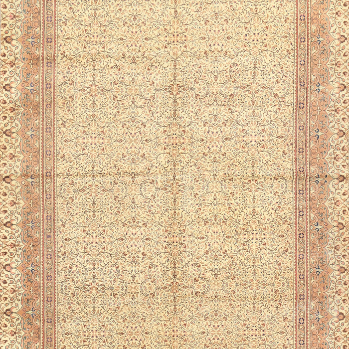 Traditional Sun Yellow Persian Rug, tr336