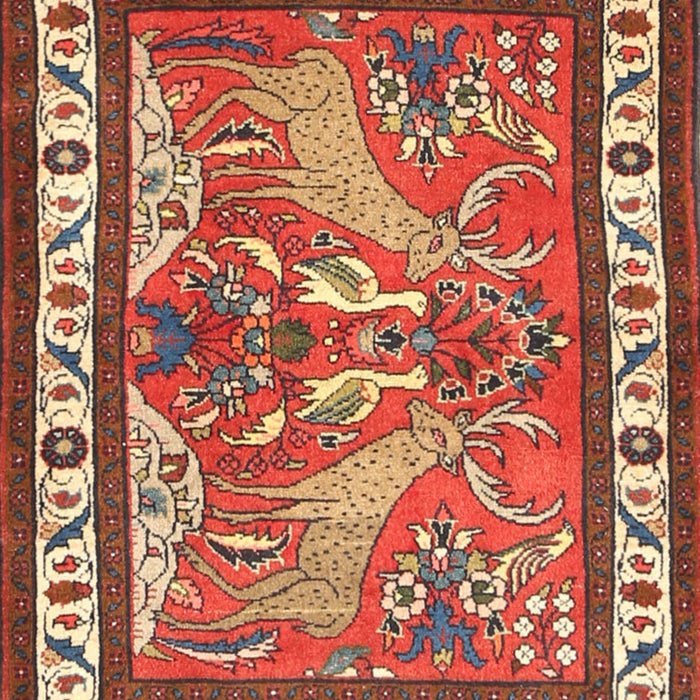 Machine Washable Traditional Light Copper Gold Rug, wshtr3371