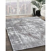 Machine Washable Traditional Gunmetal Gray Rug in a Family Room, wshtr3372