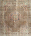 Machine Washable Traditional Light French Beige Brown Rug, wshtr3373