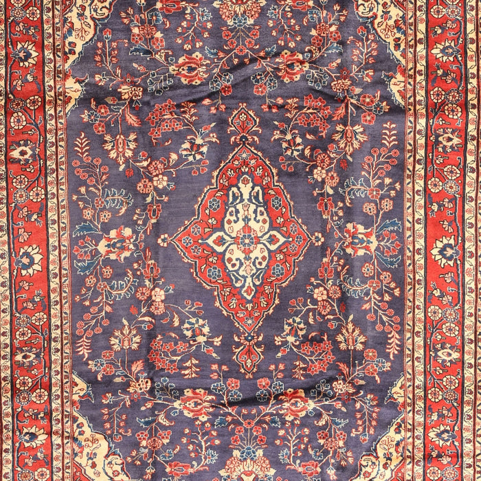 Traditional Brown Red Persian Rug, tr3374