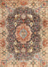 Machine Washable Traditional Dark Sienna Brown Rug, wshtr3376