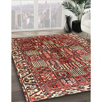 Traditional Saffron Red Persian Rug, tr3377