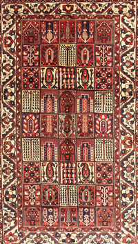 Machine Washable Traditional Saffron Red Rug, wshtr3377