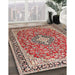 Machine Washable Traditional Saffron Red Rug in a Family Room, wshtr3379