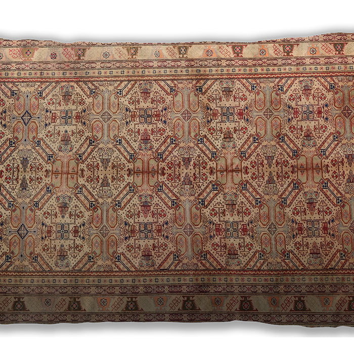 Traditional Classic Rectangular Sandy Brown Lumbar Throw Pillow, 13 inch by 19 inch, lbtr337