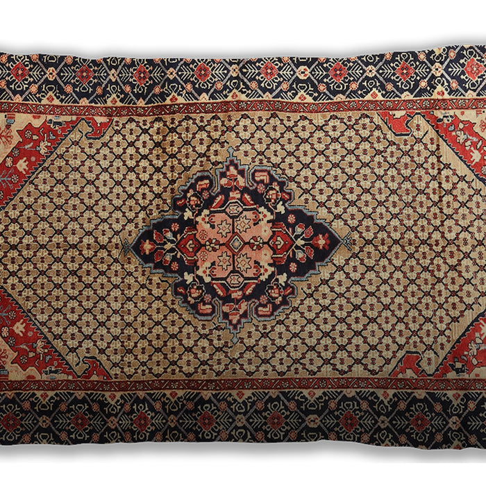 Traditional Classic Rectangular Sandy Brown Lumbar Throw Pillow, 13 inch by 19 inch, lbtr3382