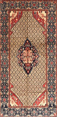 Machine Washable Traditional Sandy Brown Rug, wshtr3382