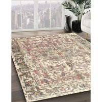 Traditional Deep Peach Orange Persian Rug, tr3383