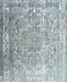 Machine Washable Traditional Light Slate Gray Rug, wshtr3385